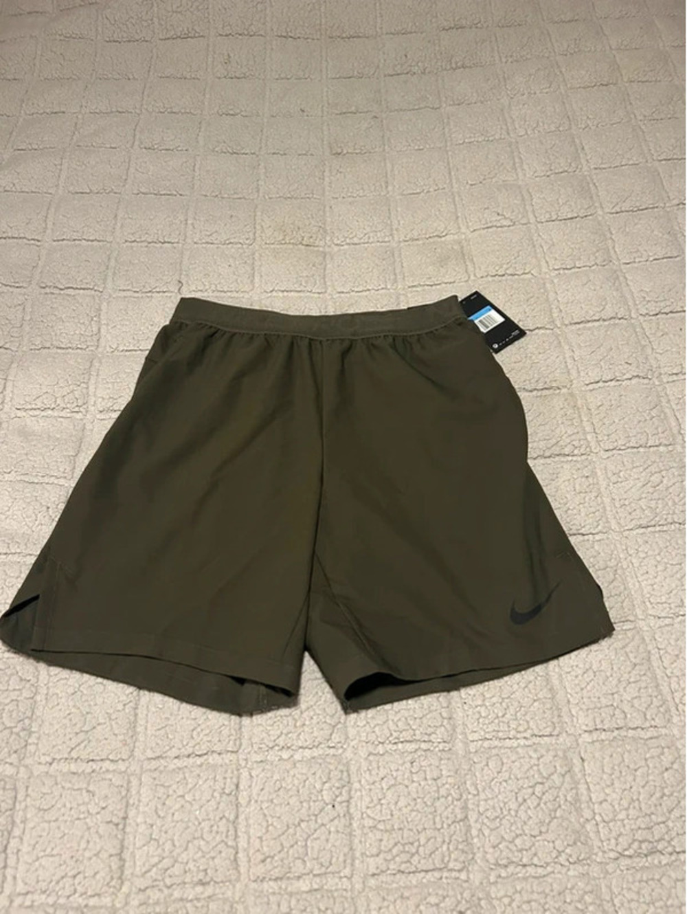 Nike Pro Dri-FIT Flex Vent Max Training Shorts Cargo Khaki Men’s M NWT